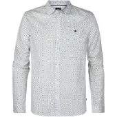 Petrol Industries Camisa navy / verde / branco