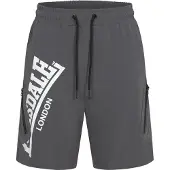 Lonsdale Calças de desporto 'Alresford' cinzento escuro / branco