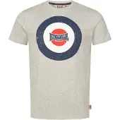Lonsdale Camisa 'Trevose' azul escuro / acinzentado / vermelho / branco