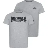 Lonsdale Camiseta De Manga Curta Piddinghoe 2 Unidades