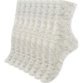 Cotton Prime Meias bege mosqueado