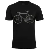 Cotton Prime Camisa 'Bike - Fahrrad' castanho / verde escuro / preto / branco