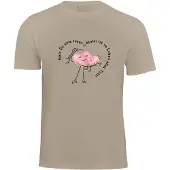 Cotton Prime Camisa 'Super Mutti' bege escuro / rosa / preto