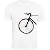 Cotton Prime Camisa 'Bike Lover' preto / branco