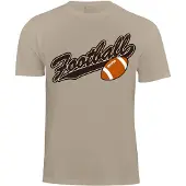 Cotton Prime Camisa 'American Football' areia / laranja / preto / branco