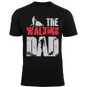 Cotton Prime Camisa 'The Walking Dad' cinzento / vermelho / preto
