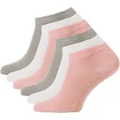 Cotton Prime Meias taupe / cor-de-rosa / branco