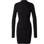 EDITED The Label Vestido de malha 'Aiyana' preto