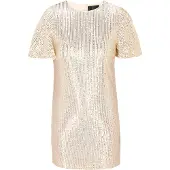 Faina Vestido de cocktail ouro