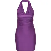 Faina Vestido de cocktail púrpura