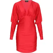 Faina Vestido de cocktail vermelho