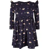 Happy girls Vestido bege / navy / ouro / rosa