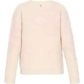 Mymo Pullover oversized 'Young Fashion' bege / rosa / branco pérola