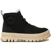 Palladium Botim com fivela 'Pallashock' preto
