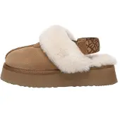 EVER AU Pantufa 'Wagtail' castanho claro