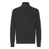 INDICODE JEANS Casaco de malha 'Revil ' cinzento escuro