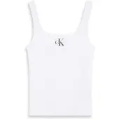 Calvin Klein Jeans Top preto / branco