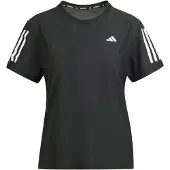 Adidas Camisa funcionais 'Own The Run' preto / branco