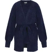 Dreimaster Casaco de malha oversized navy