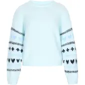 Mymo Pullover 'Young Fashion' navy / aqua / azul pombo