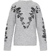 Usha Pullover cinzento claro / preto