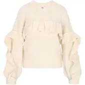 Mymo Pullover oversized branco lã