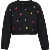 Mymo Pullover oversized amarelo / rosa / vermelho / preto