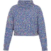 Mymo Pullover azul / mistura de cores