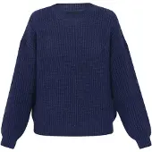Dreimaster Klassik Pullover navy