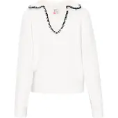 IZIA Pullover preto / branco