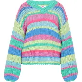 Mymo Pullover oversized azul / amarelo / verde / vermelho