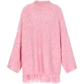 IZIA Pullover oversized 'Boho' rosa
