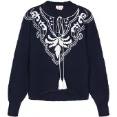 IZIA Pullover navy / branco