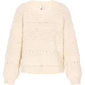 IZIA Pullover 'Boho' branco lã