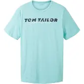 Tom Tailor Camisa turquesa / azul noturno / branco