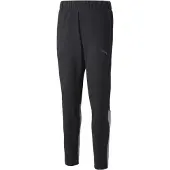 Puma Calças de desporto 'Team Cup' acinzentado / preto