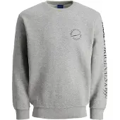 Jack & Jones Sweatshirt 'Elias' acinzentado / preto