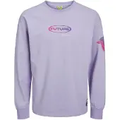 Jack & Jones Sweatshirt 'Digital' roxo / lavanda / rosa