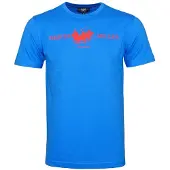 Harvey Miller Camisa azul / vermelho