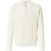 GUESS Jeans Moletom Com Meia-zíper Collar
