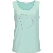 LASCANA Top menta / preto / branco