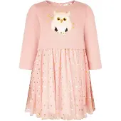 Happy girls Vestido mistura de cores / rosa