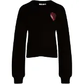 Happy girls Pullover mistura de cores / preto