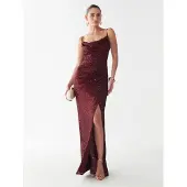 BWLDR Vestido 'Indy' vermelho
