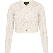 Faina Casaco de malha offwhite