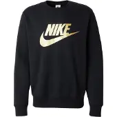 Nike Sweatshirt 'CLUB' amarelo claro / preto