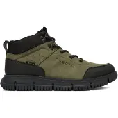 Bugatti Botas com atacadores verde / preto