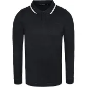 Karl Lagerfeld Camisa azul escuro / branco