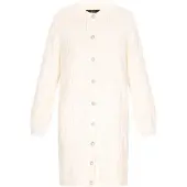Faina Casaco de malha offwhite