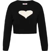 Mymo Pullover ecru / preto